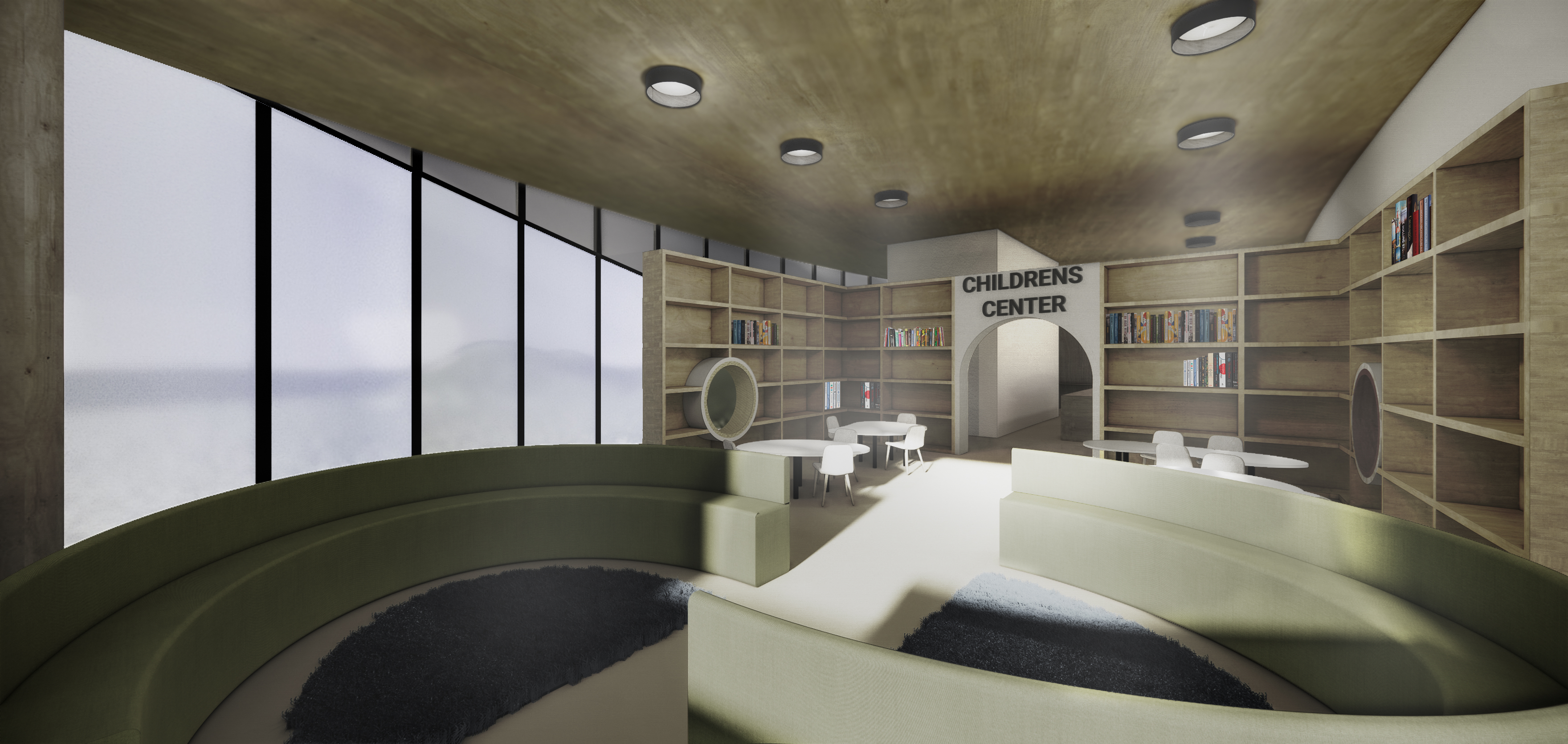 Children's center interior
