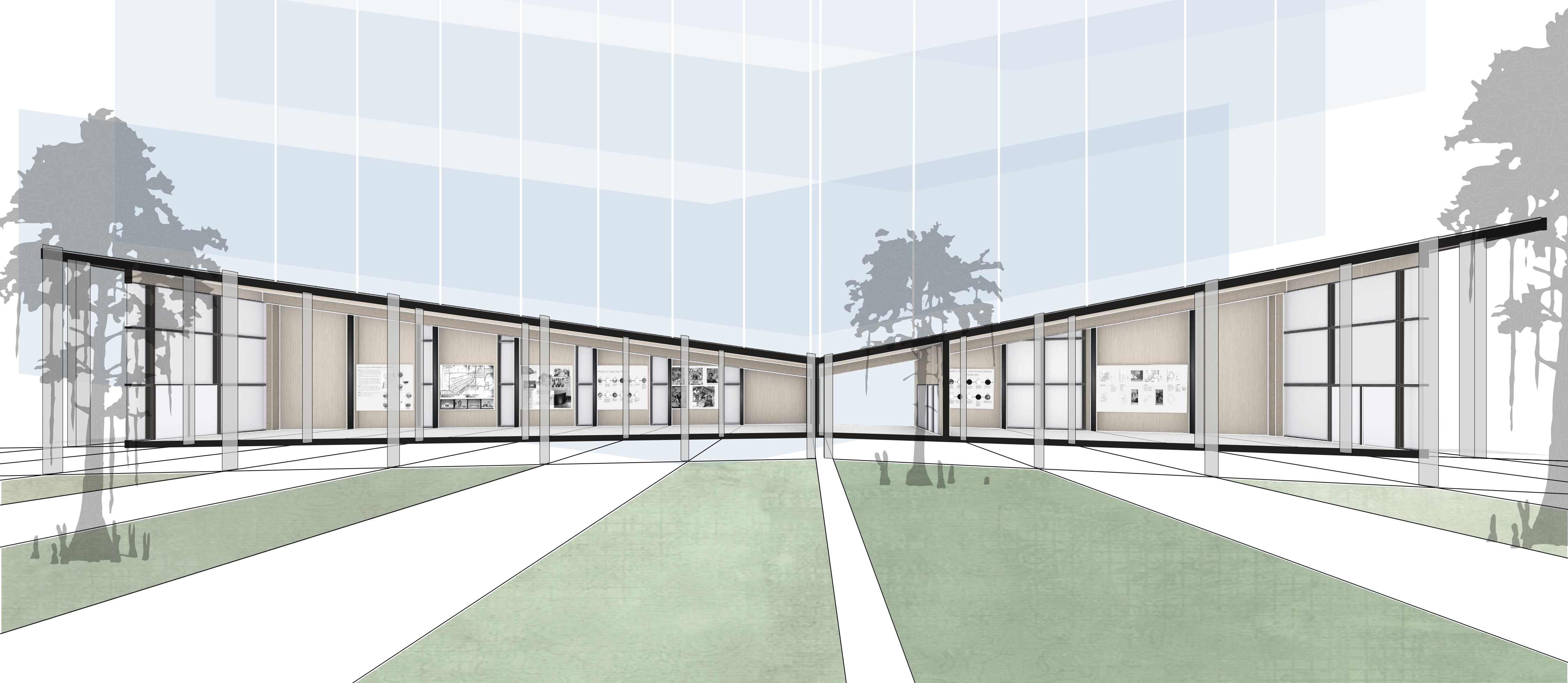 Exterior perspective render